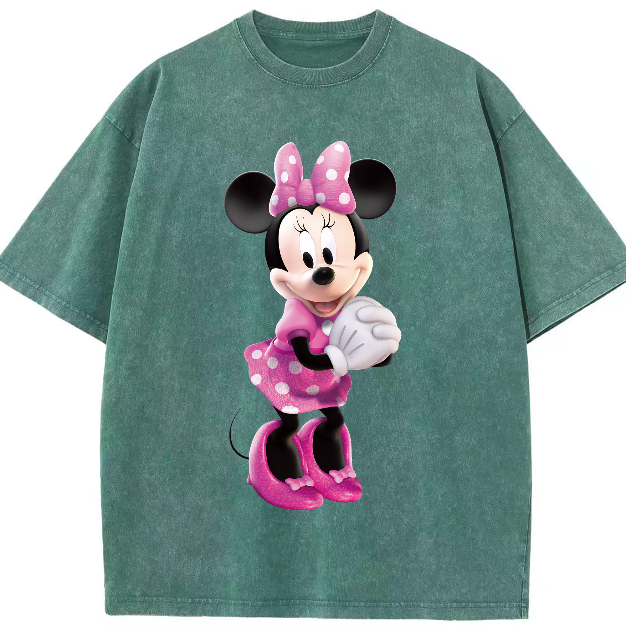 （画像用） ミッキーマウス Mickey Mouse 綿100% ヴィンテージ風 半袖Tシャツ（フロントプリント）